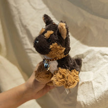 Load image into Gallery viewer, German Shepherd Soft Toy - Small - Silver Collar Sitting German Shepherd Plush Toy-Wolfdog-13cm-1