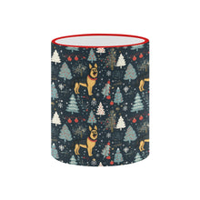Load image into Gallery viewer, German Shepherd Winter Wonderland Christmas Coffee Mug-2
