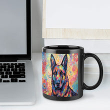 Load image into Gallery viewer, German Shepherd with Abstract Patterns Coffee Mug-7
