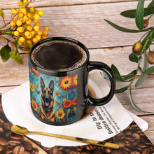 Load image into Gallery viewer, German Shepherd with Flowers and Butterflies Coffee Mug-4