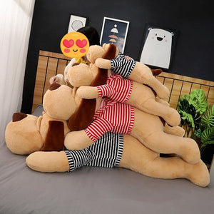 Giant Basset Hound Stuffed Animal Huggable Plush Pillows-Soft Toy-Basset Hound, Dogs, Home Decor, Soft Toy, Stuffed Animal-3