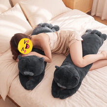 Load image into Gallery viewer, Giant Black Cat Plush Toy and Body Pillow-Stuffed Animals-Black and White Cat-7