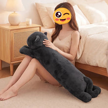 Load image into Gallery viewer, Giant Black Cat Plush Toy and Body Pillow-Stuffed Animals-Black and White Cat-3