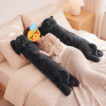 Load image into Gallery viewer, Giant Black Cat Plush Toy and Body Pillow-Stuffed Animals-Black and White Cat-6