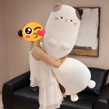 Load image into Gallery viewer, Giant Calico Cat Plush Toy and Body Pillow - Snuggly Long Loaf-Stuffed Animals-Calico Cat,Cats,Home Decor,Pillows,Stuffed Animal-3