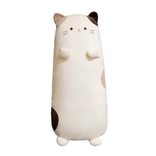 Load image into Gallery viewer, Giant Calico Cat Plush Toy and Body Pillow - Snuggly Long Loaf-Stuffed Animals-Calico Cat,Cats,Home Decor,Pillows,Stuffed Animal-Medium: 27.5" (70 cm)-7