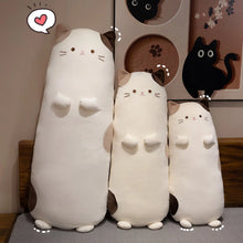 Load image into Gallery viewer, Giant Calico Cat Plush Toy and Body Pillow - Snuggly Long Loaf-Stuffed Animals-Calico Cat,Cats,Home Decor,Pillows,Stuffed Animal-1