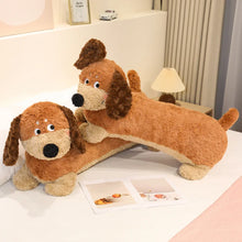 Load image into Gallery viewer, Giant Chocolate and Tan Dachshund Stuffed Animal Plush Toy Body Pillow-10