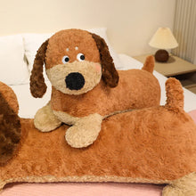 Load image into Gallery viewer, Giant Chocolate and Tan Dachshund Stuffed Animal Plush Toy Body Pillow-13