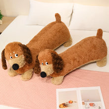 Load image into Gallery viewer, Giant Chocolate and Tan Dachshund Stuffed Animal Plush Toy Body Pillow-2