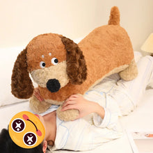 Load image into Gallery viewer, Giant Chocolate and Tan Dachshund Stuffed Animal Plush Toy Body Pillow-Stuffed Animals-Dachshund,Dog Memorial Gifts,Stuffed Animal-5