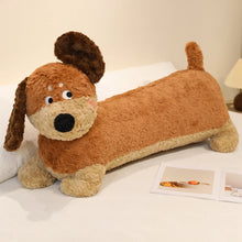 Load image into Gallery viewer, Giant Chocolate and Tan Dachshund Stuffed Animal Plush Toy Body Pillow-9