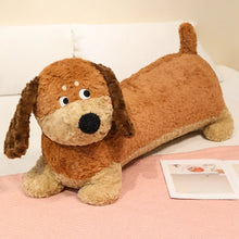 Load image into Gallery viewer, Giant Chocolate and Tan Dachshund Stuffed Animal Plush Toy Body Pillow-Brown-100cm-15