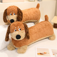 Load image into Gallery viewer, Giant Chocolate and Tan Dachshund Stuffed Animal Plush Toy Body Pillow-1