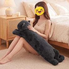 Load image into Gallery viewer, Giant Gray Cat Plush Toy and Body Pillow-Home Decor-Grey Cat,Home Decor,Pillows,Stuffed Animal-3