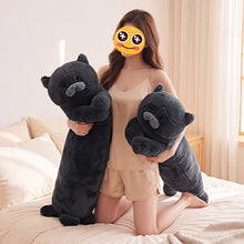 Load image into Gallery viewer, Giant Gray Cat Plush Toy and Body Pillow-Home Decor-Grey Cat,Home Decor,Pillows,Stuffed Animal-5