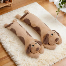 Load image into Gallery viewer, Giant Great Dane Stuffed Animal - Extra Long Plush Toy in Blue Merle or Brindle-4