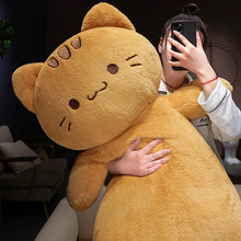 Load image into Gallery viewer, Giant Orange Tabby Cat Stuffed Animal Plush Toy-2