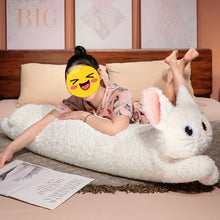 Load image into Gallery viewer, Giant White Cat Body Pillow - Curly Hair Sparkling Eyes-Home Decor-Cats,Home Decor,Pillows,Stuffed Animal,White Cat-2