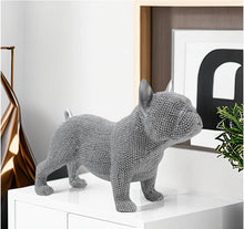 Load image into Gallery viewer, Glamorous Silver Poodle Statue – Sparkly Bling Room Decor-2
