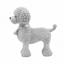 Load image into Gallery viewer, Glamorous Silver Poodle Statue – Sparkly Bling Room Decor-Accessories-Dog Dad Gifts,Dog Memorial Gifts,Dog Mom Gifts,Figurines,Home Decor,Poodle-6