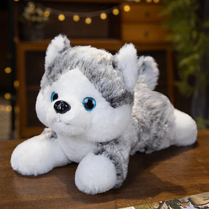 Glow in the Dark Husky Stuffed Animal Plush Toys-Stuffed Animals-Siberian Husky, Stuffed Animal-17