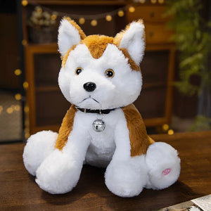 Glow in the Dark Husky Stuffed Animal Plush Toys-Stuffed Animals-Siberian Husky, Stuffed Animal-19