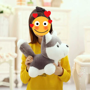 Golden Bell Husky Stuffed Animal Plush Toy-Soft Toy-Dogs, Home Decor, Siberian Husky, Soft Toy, Stuffed Animal-4