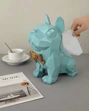 Load image into Gallery viewer, Golden Bowtie Abstract French Bulldog Tissue Holder Statues-Home Decor-Dog Dad Gifts, Dog Mom Gifts, French Bulldog, Home Decor, Statue-12