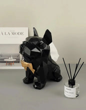 Load image into Gallery viewer, Golden Bowtie Abstract French Bulldog Tissue Holder Statues-Home Decor-Dog Dad Gifts, Dog Mom Gifts, French Bulldog, Home Decor, Statue-15