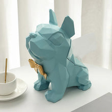 Load image into Gallery viewer, Golden Bowtie Abstract French Bulldog Tissue Holder Statues-Home Decor-Dog Dad Gifts, Dog Mom Gifts, French Bulldog, Home Decor, Statue-2