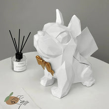 Load image into Gallery viewer, Golden Bowtie Abstract French Bulldog Tissue Holder Statues-Home Decor-Dog Dad Gifts, Dog Mom Gifts, French Bulldog, Home Decor, Statue-3