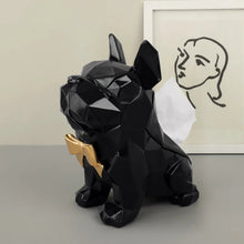 Load image into Gallery viewer, Golden Bowtie Abstract French Bulldog Tissue Holder Statues-Home Decor-Dog Dad Gifts, Dog Mom Gifts, French Bulldog, Home Decor, Statue-5