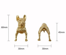 Load image into Gallery viewer, Golden French Bulldog Brass Drawer Pulls or Cabinet Handle Knobs-10