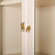 Load image into Gallery viewer, Golden French Bulldog Brass Drawer Pulls or Cabinet Handle Knobs-18