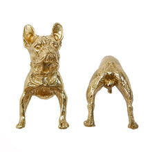 Load image into Gallery viewer, Golden French Bulldog Brass Drawer Pulls or Cabinet Handle Knobs-6