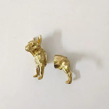 Load image into Gallery viewer, Golden French Bulldog Brass Drawer Pulls or Cabinet Handle Knobs-8