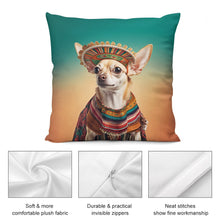 Load image into Gallery viewer, Golden Gaze Fawn Gold Chihuahua Plush Pillow Case-Chihuahua, Dog Dad Gifts, Dog Mom Gifts, Home Decor, Pillows-3