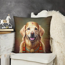 Load image into Gallery viewer, Golden Majesty Golden Retriever Plush Pillow Case-Cushion Cover-Dog Dad Gifts, Dog Mom Gifts, Golden Retriever, Home Decor, Pillows-3