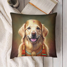 Load image into Gallery viewer, Golden Majesty Golden Retriever Plush Pillow Case-Cushion Cover-Dog Dad Gifts, Dog Mom Gifts, Golden Retriever, Home Decor, Pillows-4
