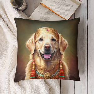 Golden Majesty Golden Retriever Plush Pillow Case-Cushion Cover-Dog Dad Gifts, Dog Mom Gifts, Golden Retriever, Home Decor, Pillows-4