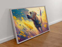 Load image into Gallery viewer, Golden Moments Labrador Serenity Wall Art Poster-Art-Black Labrador, Chocolate Labrador, Dog Art, Home Decor, Labrador, Poster-3