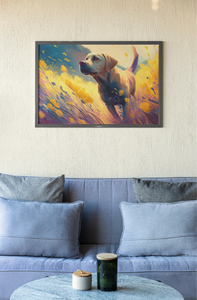 Golden Moments Labrador Serenity Wall Art Poster-Art-Black Labrador, Chocolate Labrador, Dog Art, Home Decor, Labrador, Poster-6