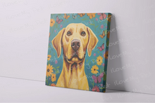 Load image into Gallery viewer, Golden Radiance Girl Labrador Wall Art Poster-Art-Dog Art, Home Decor, Labrador, Poster-1