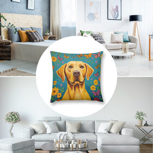 Golden Radiance Labrador Plush Pillow Case-Cushion Cover-Dog Dad Gifts, Dog Mom Gifts, Home Decor, Labrador, Pillows-8