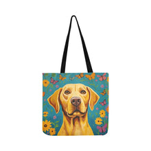 Load image into Gallery viewer, Golden Radiance Labrador Shopping Tote Bag-Accessories-Accessories, Bags, Dog Dad Gifts, Dog Mom Gifts, Labrador-4