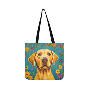 Golden Radiance Labrador Shopping Tote Bag-Accessories-Accessories, Bags, Dog Dad Gifts, Dog Mom Gifts, Labrador-1