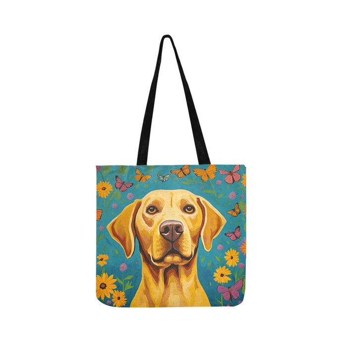 Golden Radiance Labrador Shopping Tote Bag-Accessories-Accessories, Bags, Dog Dad Gifts, Dog Mom Gifts, Labrador-1