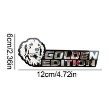 Load image into Gallery viewer, Golden Retriever Car Decal - Special Edition Golden Retriever-Car Accessories-Car Accessories,Car Sticker,Golden Retriever-2
