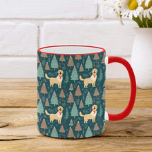 Load image into Gallery viewer, Golden Retriever Christmas Tree Celebration Coffee Mug-3